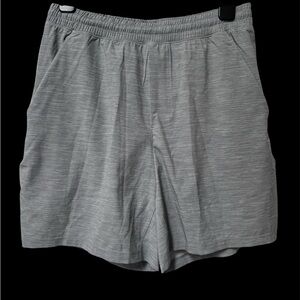 lululemon athletica Men's Light Heather Gray Athletic Shorts